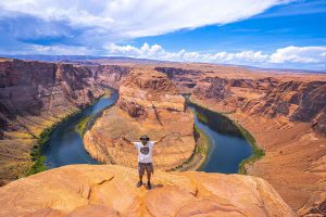Horseshoe bend With Colorado River